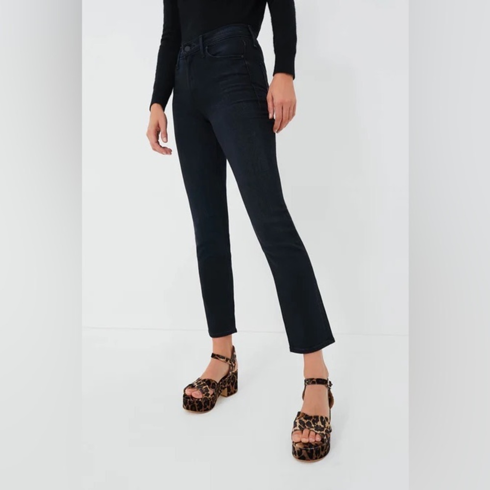 MOTHER The Mid Rise Dazzler Ankle Jeans Deep End Dark Wash Denim Size 25